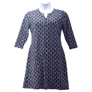 J McLaughlin Catalina Cloth Blue Dress L